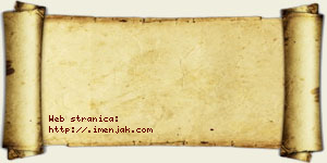 Andjelina Budimir vizit kartica